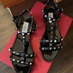 PVC Valentino rockstud sandals